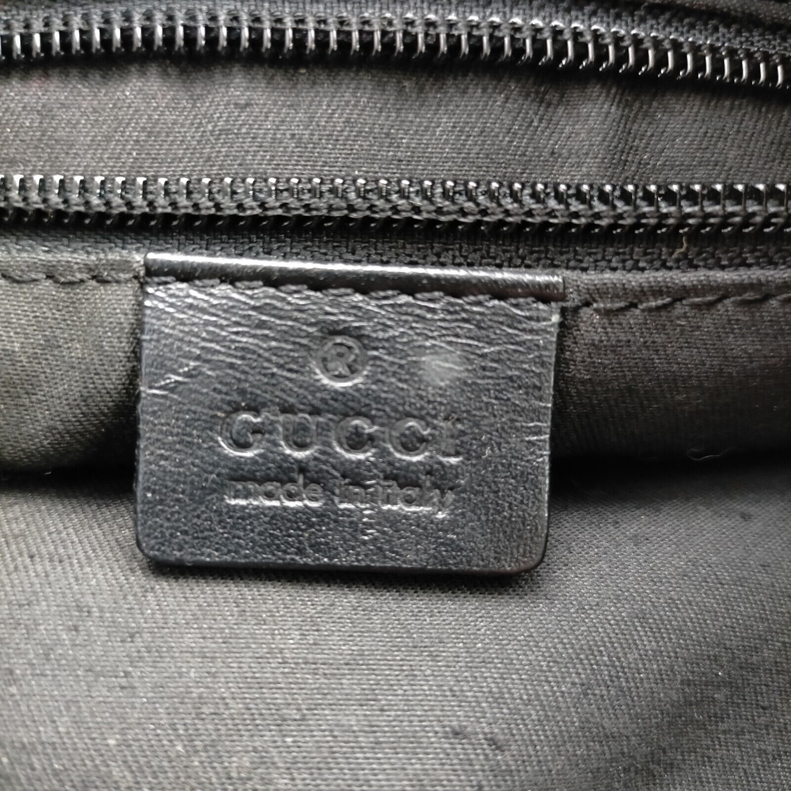 Gucci Black Canvas Crossbody Bag