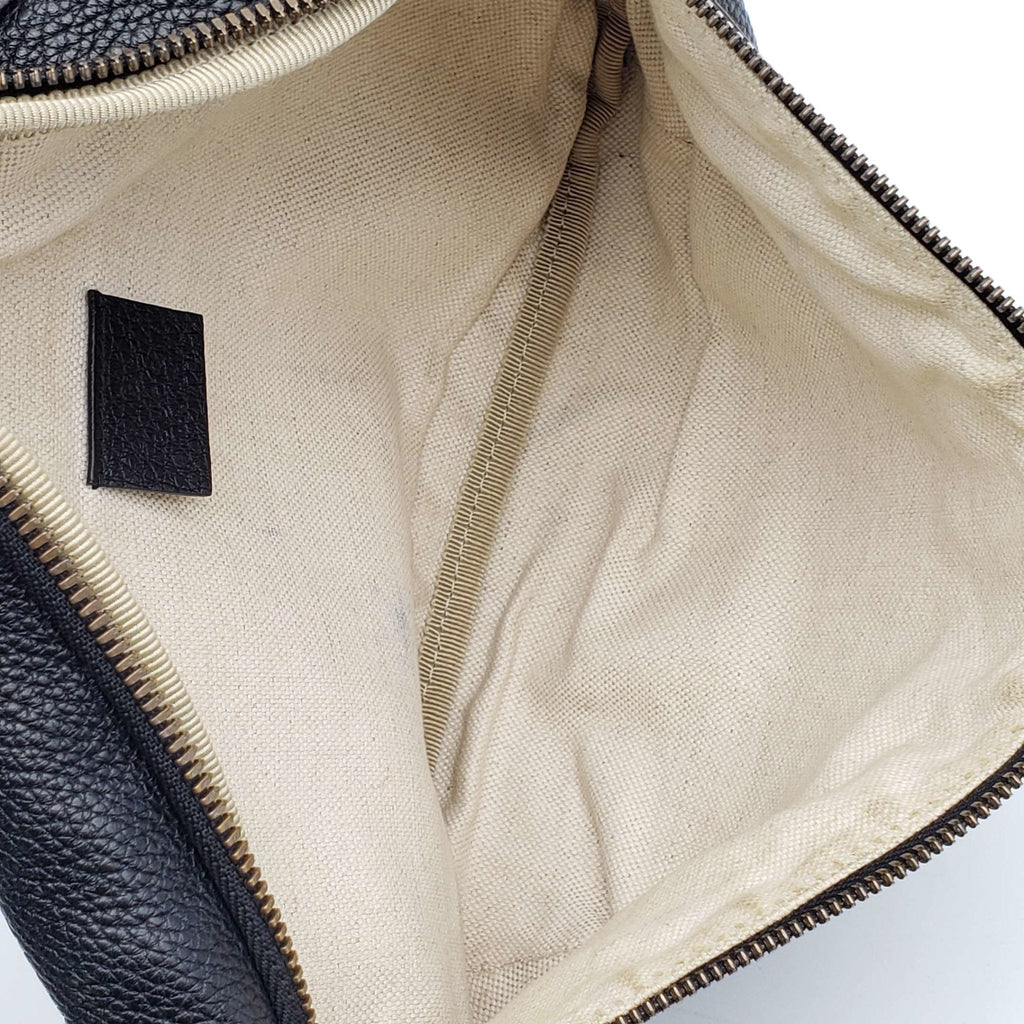 Gucci Black Leather Belt Bag