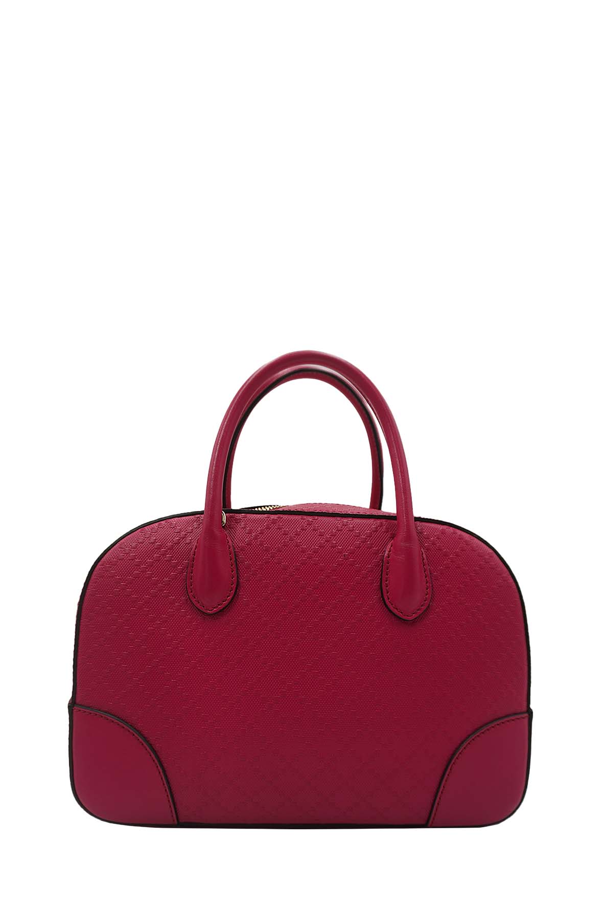 Bright Diamante Leather Top Handle Bag Pink