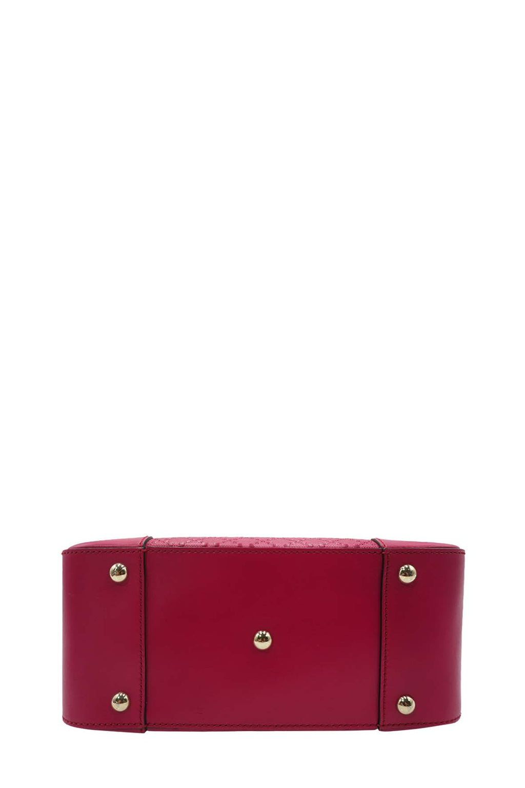 Bright Diamante Leather Top Handle Bag Pink