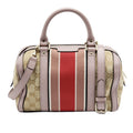 Gucci Canvas Small Vintage Boston Bag