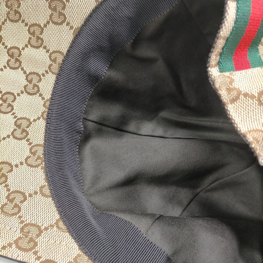 Gucci Cap GG Canvas Sherry Line Browns Polyester