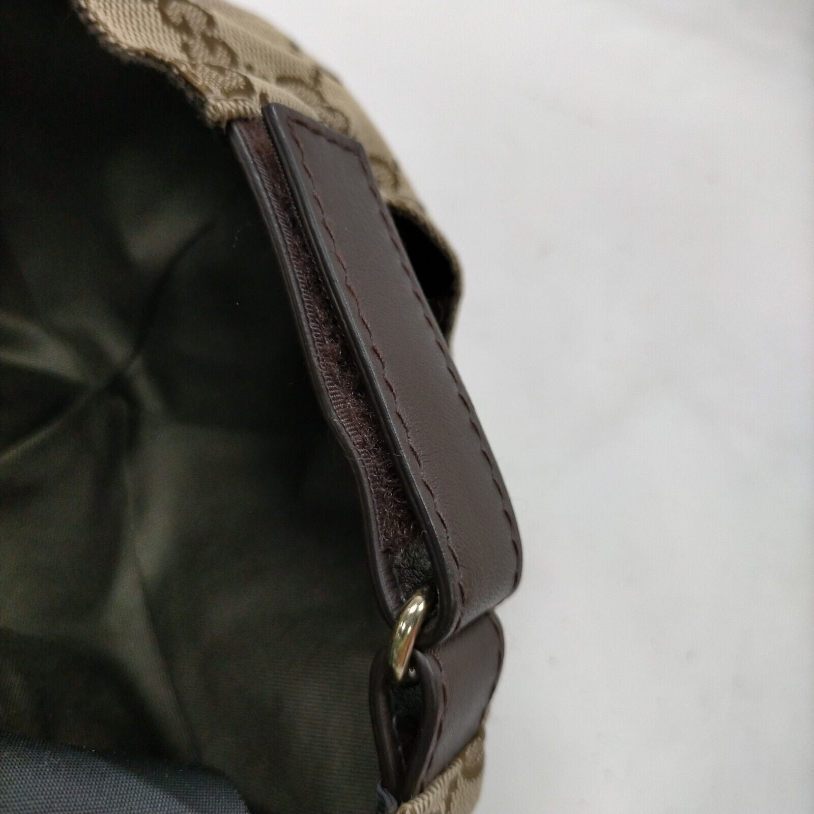 Gucci Cap GG Canvas Sherry Line Browns Polyester