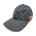 Gucci Cap GG Sherry Line Black Polyester