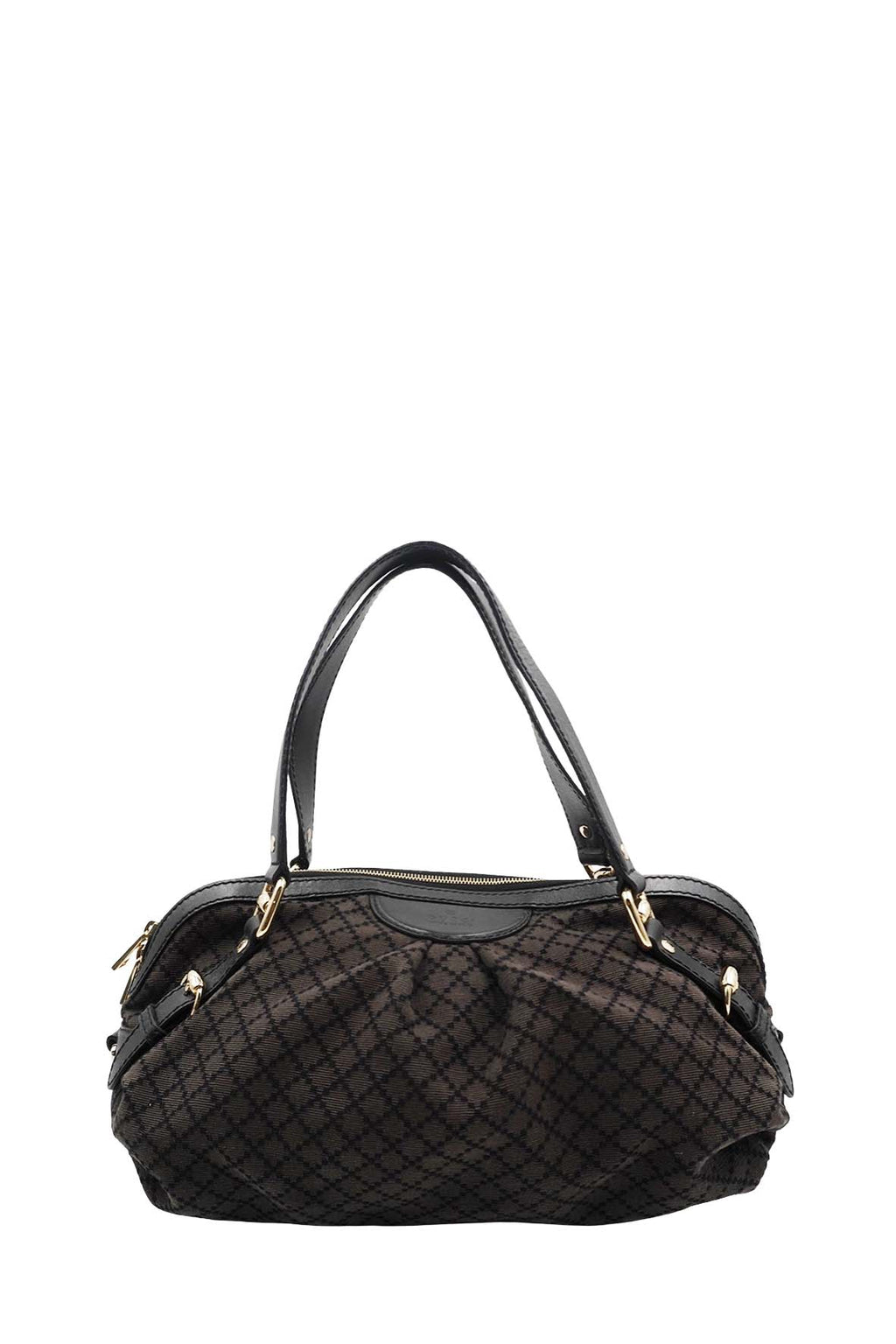 Diamente Canvas Sukey Handbag Dark Brown, Multicolor