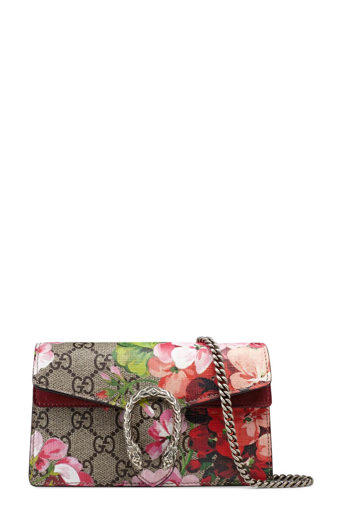 Dionysus GG Blooms Super Mini Bag Red