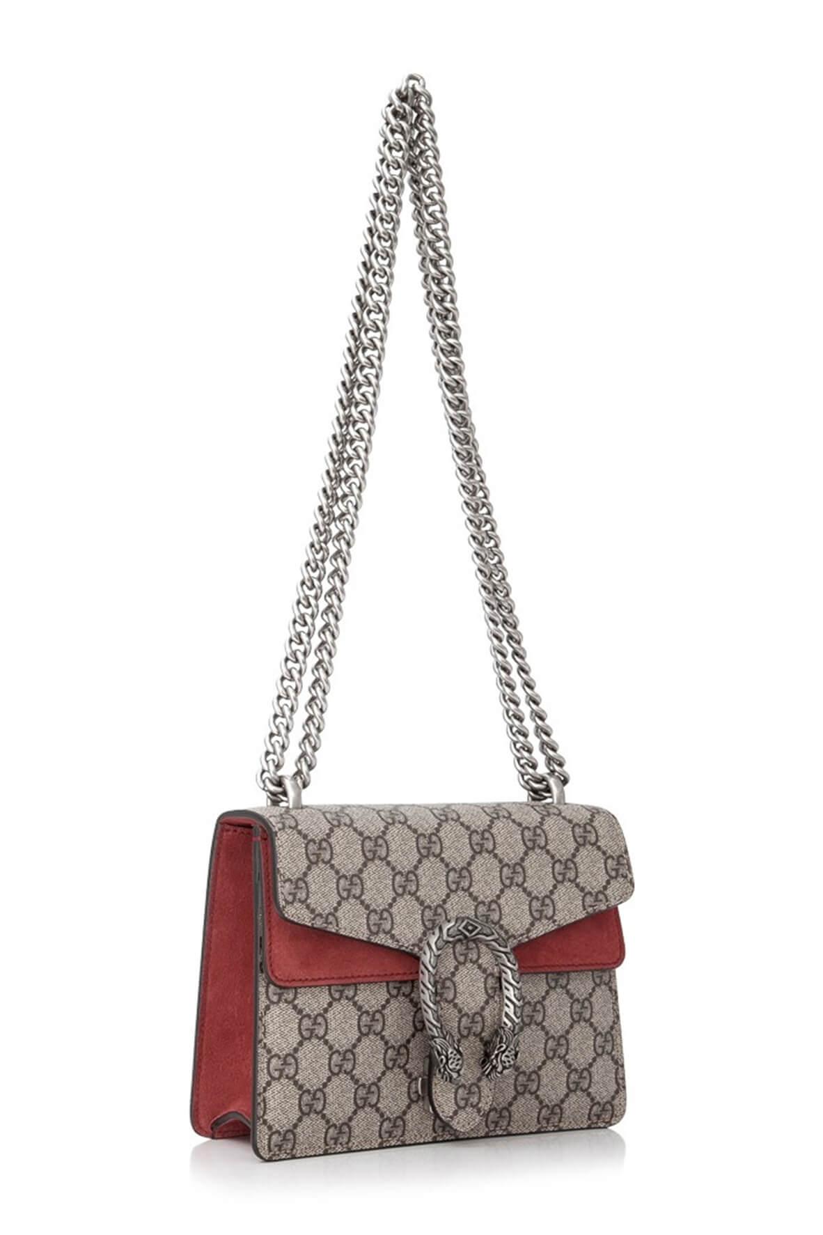 Dionysus GG Supreme Mini Bag Vulcanic Red