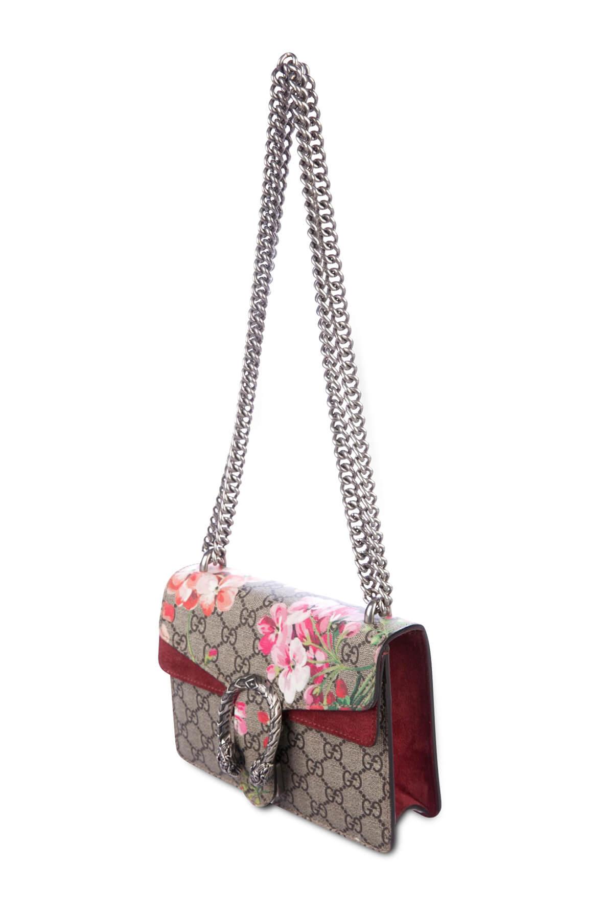 Dionysus GG Supreme Mini Bag Red Blooms