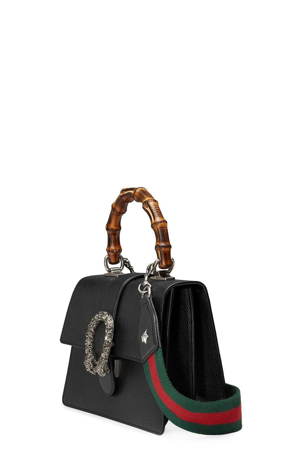 Dionysus Medium Top Handle Bag Black