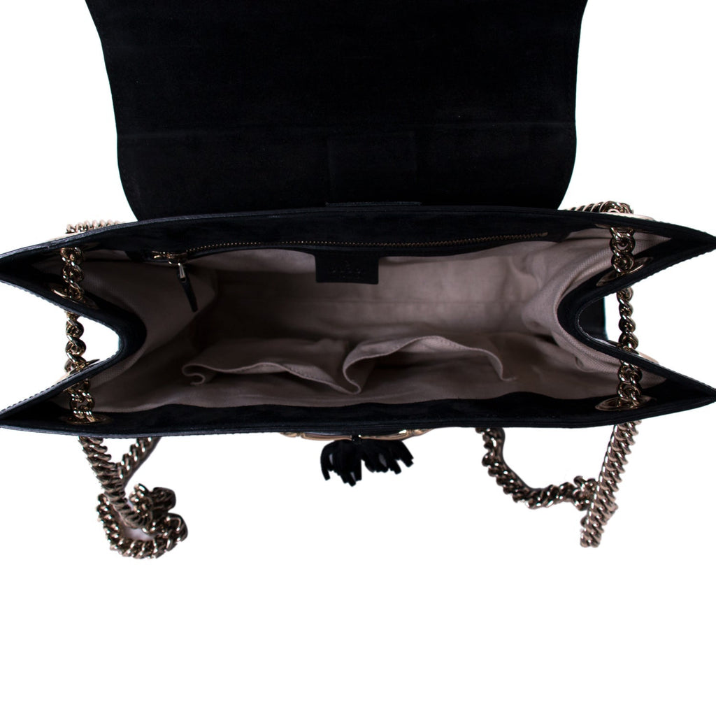 Gucci Emily Large Patent Leather Shoulder Bag