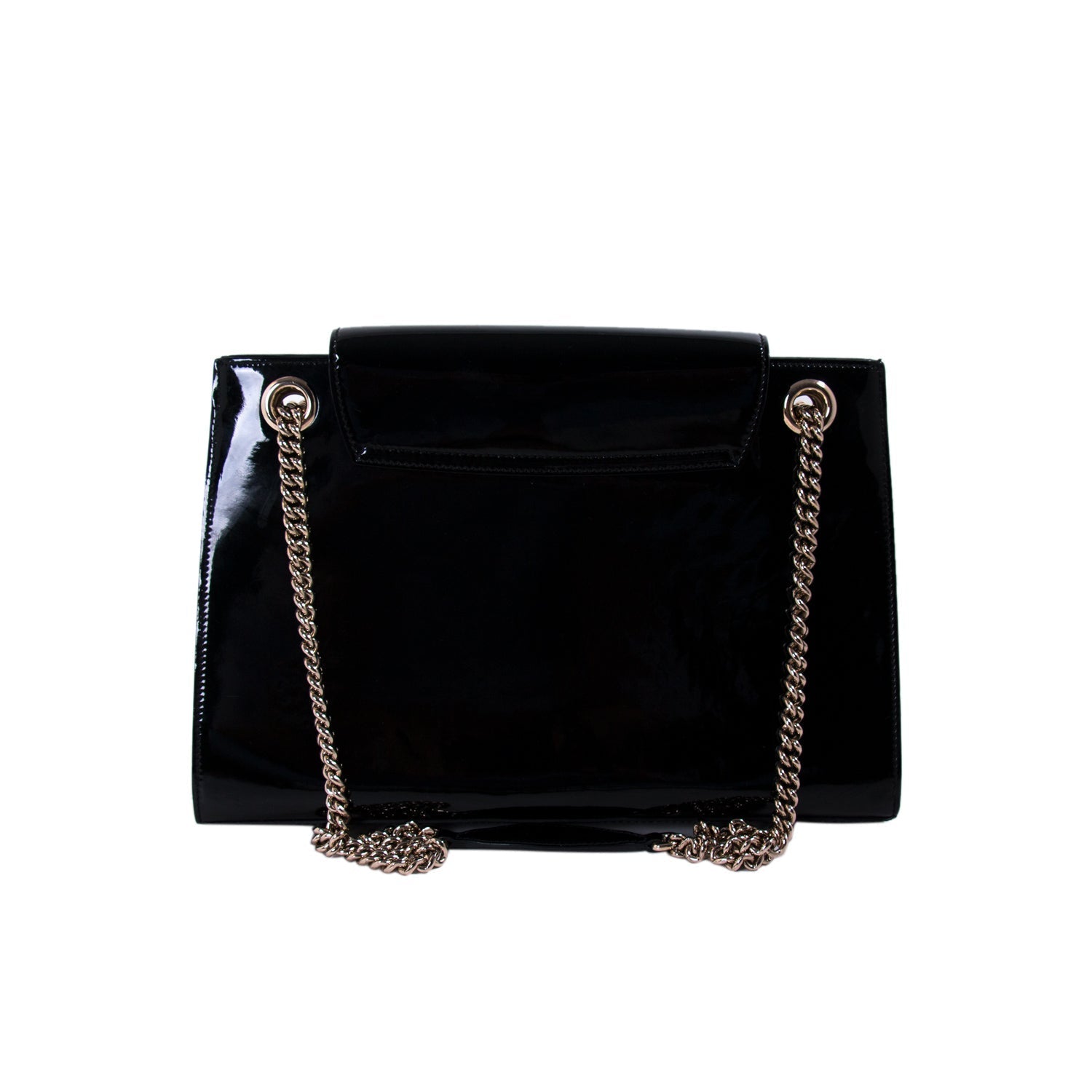 Gucci Emily Large Patent Leather Shoulder Bag
