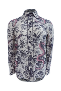 Floral Snake Print Shirt