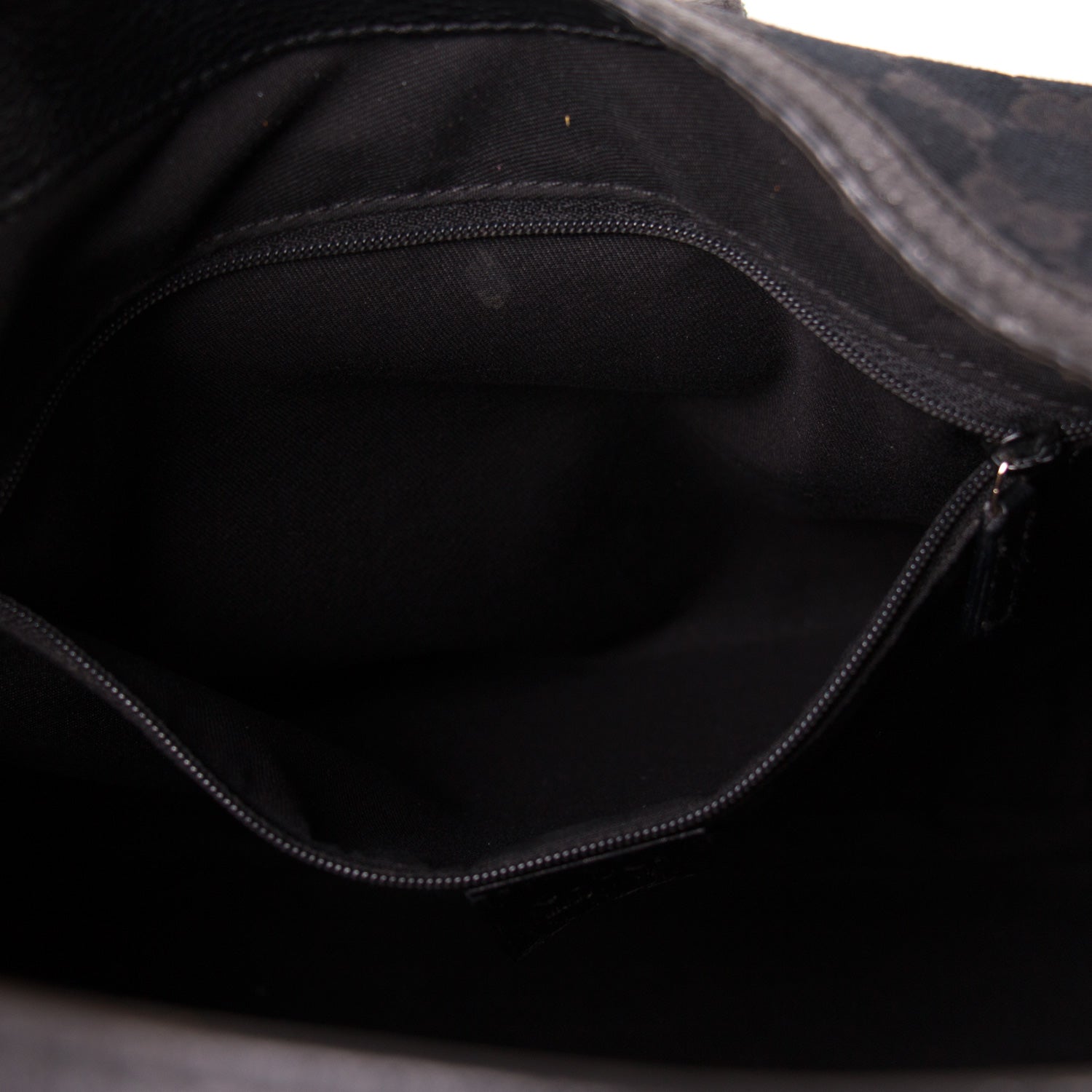 Gucci GG Black Canvas Hobo Bag