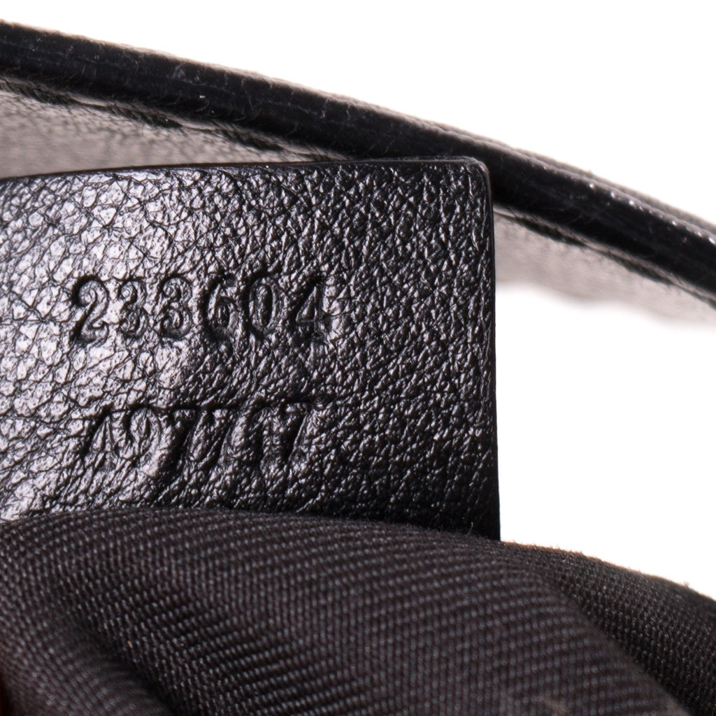 Gucci GG Black Canvas Hobo Bag