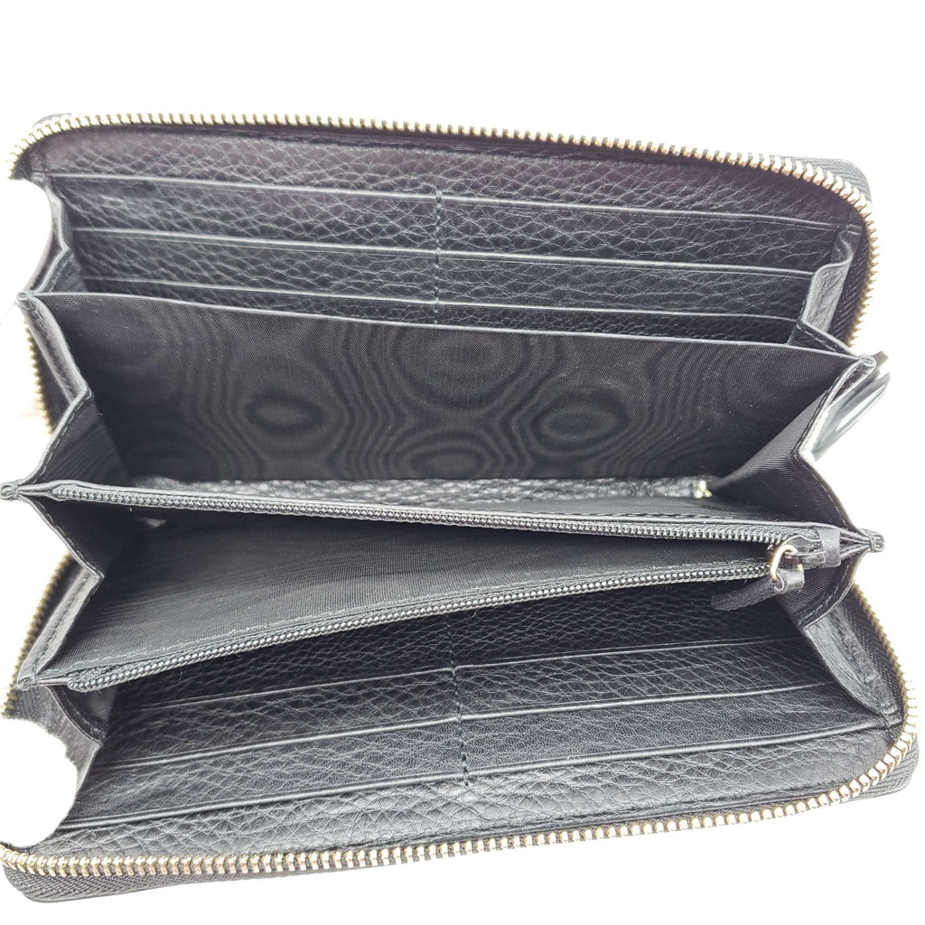 Gucci GG Leather Zippy Wallet