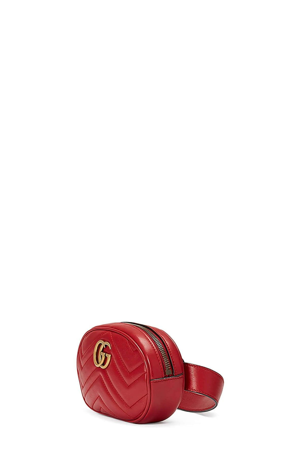GG Marmont Matelasse Belt Bag Red 75