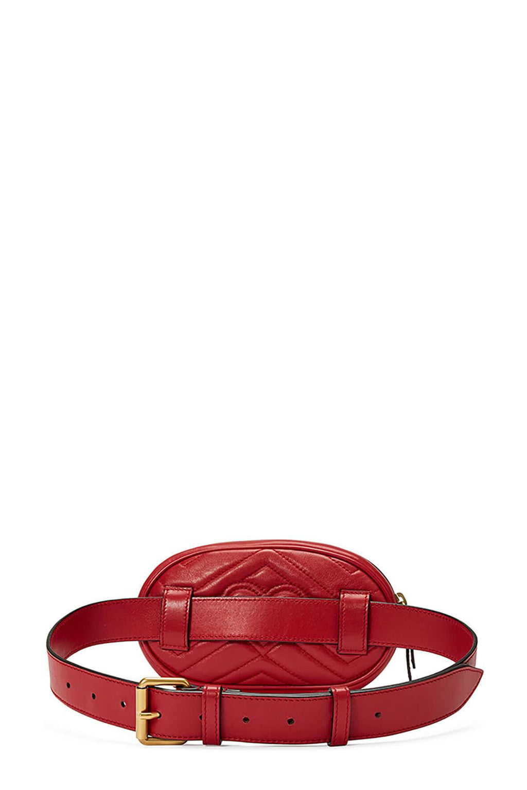 GG Marmont Matelasse Belt Bag Red 75