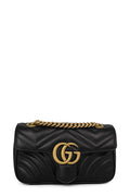 GG Marmont Mini Matelasse Bag Black