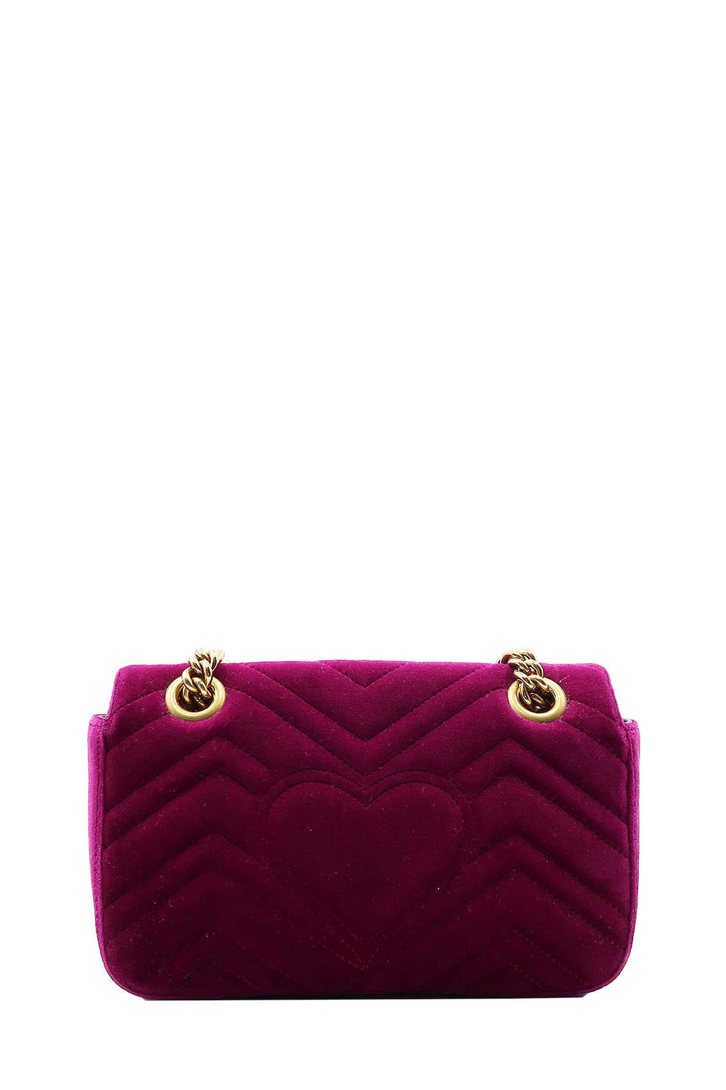 GG Marmont Mini Matelasse Shoulder Bag Velvet Purple