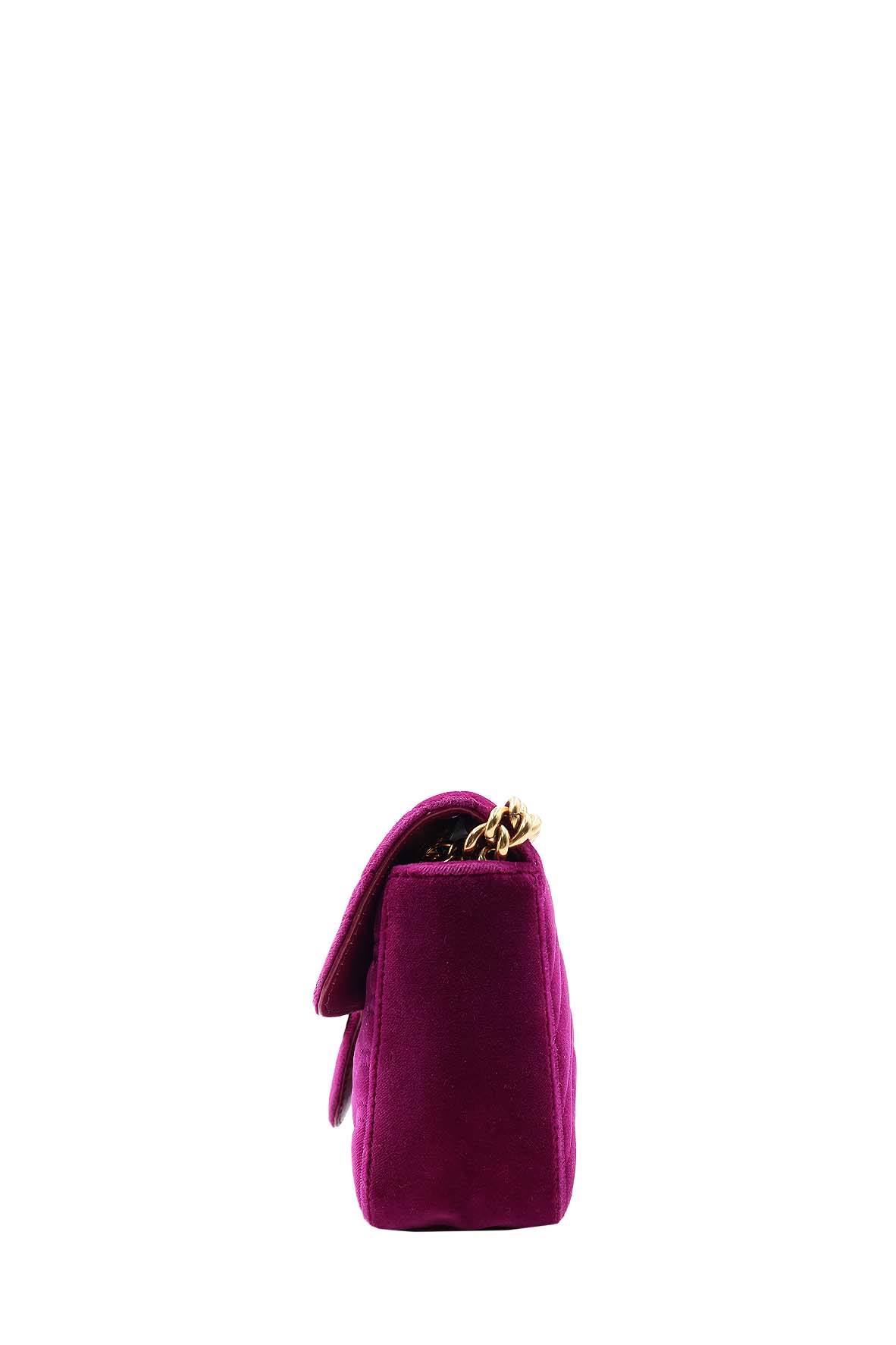 GG Marmont Mini Matelasse Shoulder Bag Velvet Purple