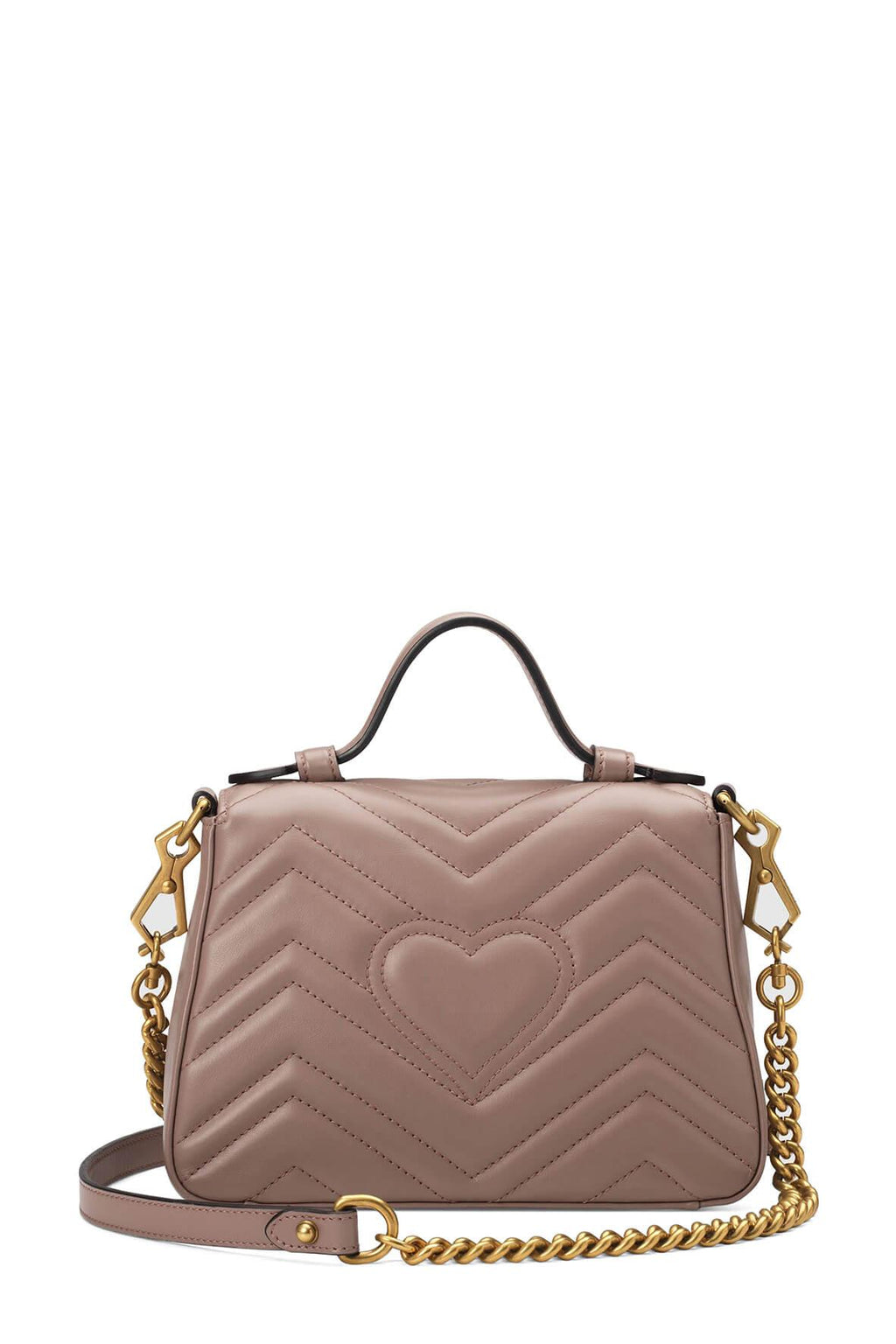 GG Marmont Mini Top Handle Dusty Pink