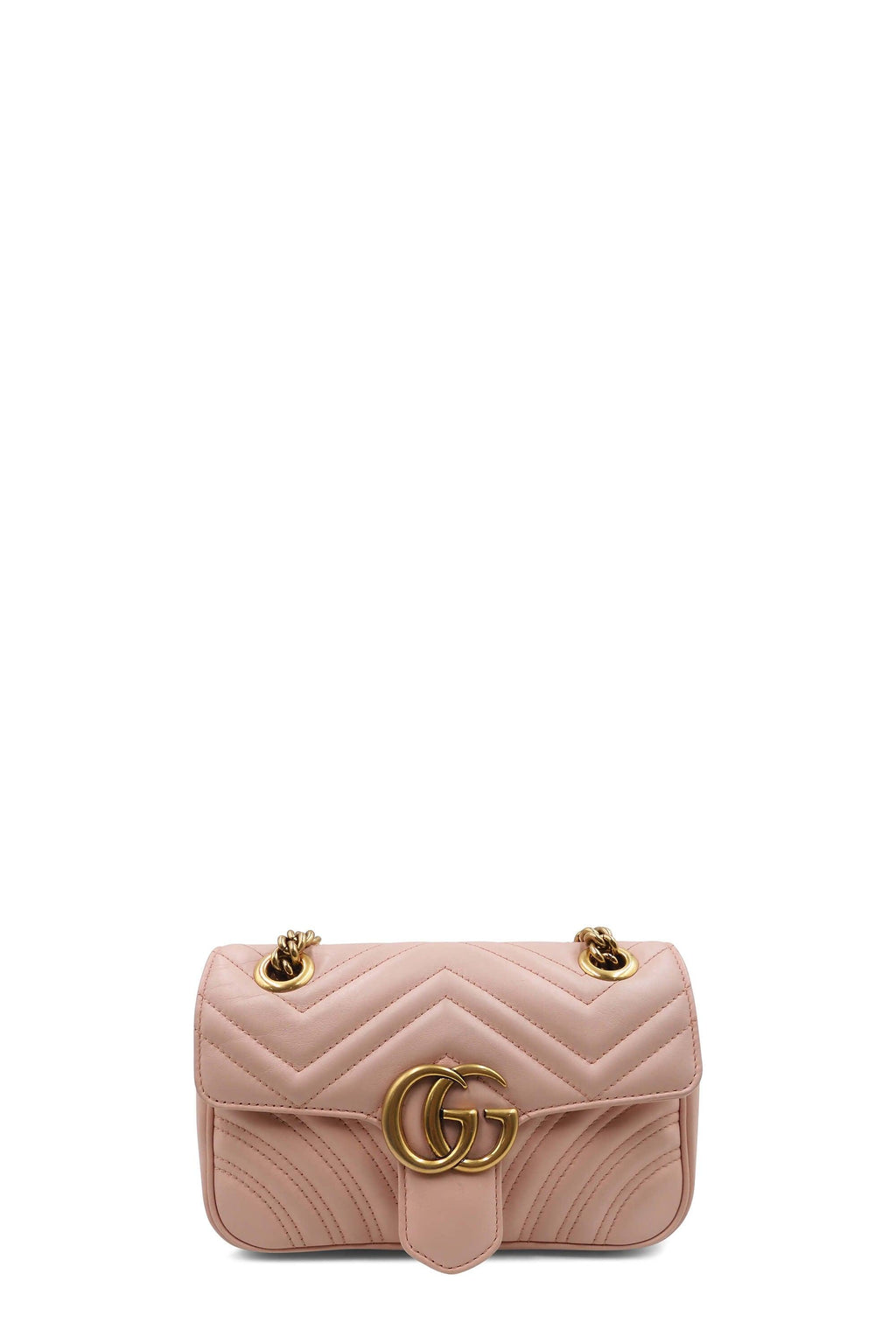 GG Marmont Mini Matelasse Shoulder Bag Pink