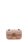 GG Marmont Mini Matelasse Shoulder Bag Pink