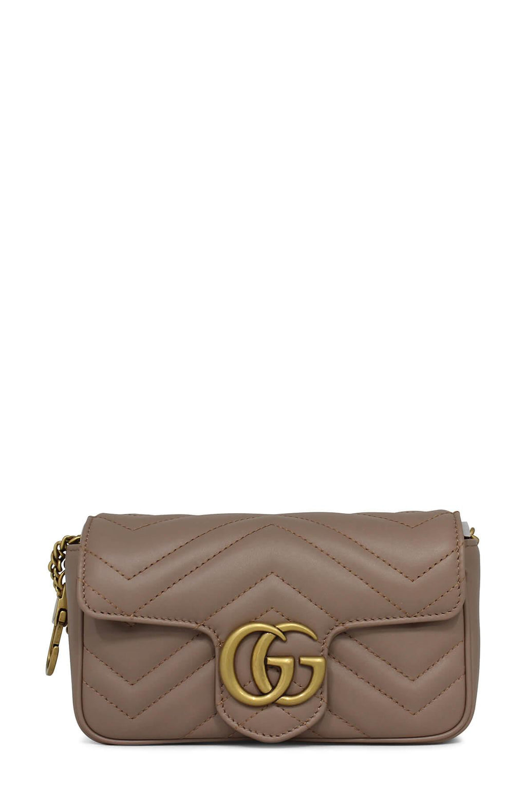 GG Marmont Super Mini Matelasse Bag Dusty Pink