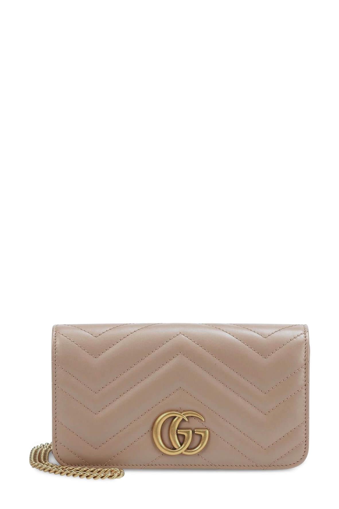 GG Marmont Wallet On Chain Rose