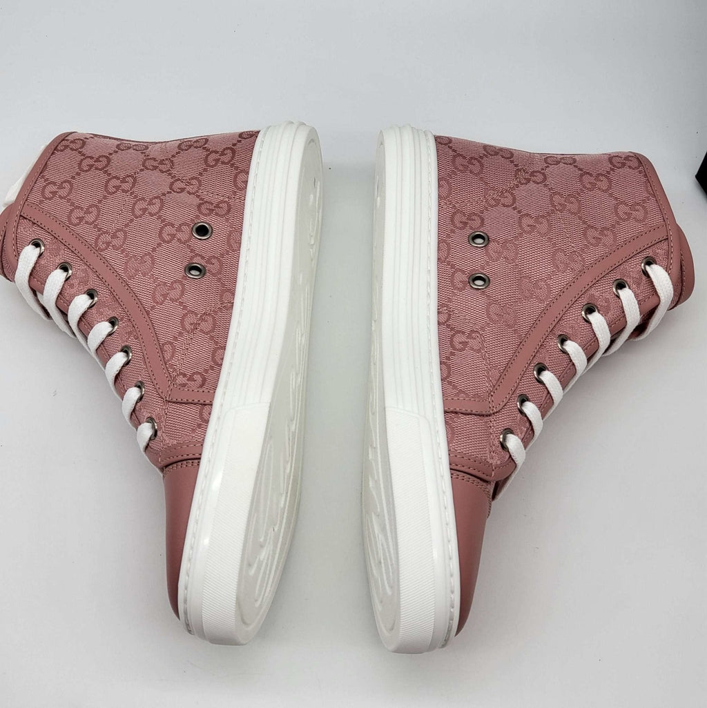 Gucci GG Miro Soft Pink & White Sneaker Shoes