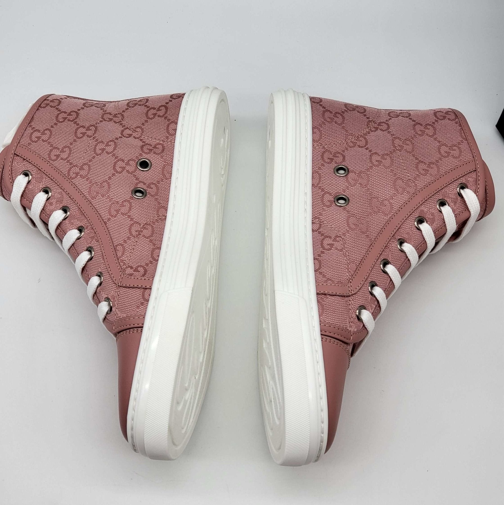 Gucci GG Miro Soft Pink & White Sneaker Shoes