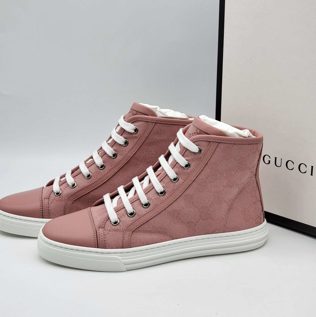 Gucci GG Miro Soft Pink & White Sneaker Shoes