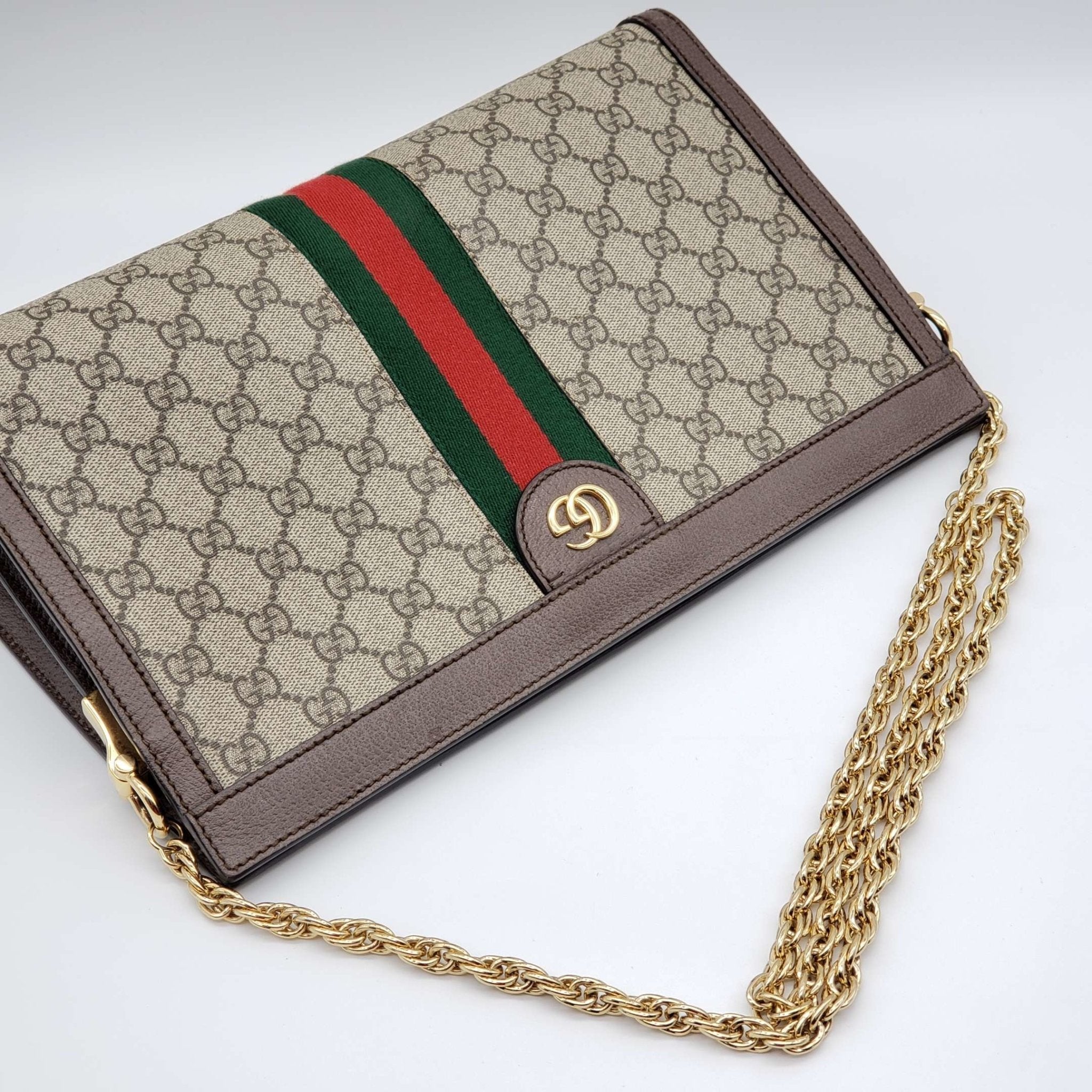 Gucci GG Ophidia Large Shoulder Bag and Clutch Bag