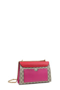 GG Supreme Medium Padlock Bag Hibiscus Pink