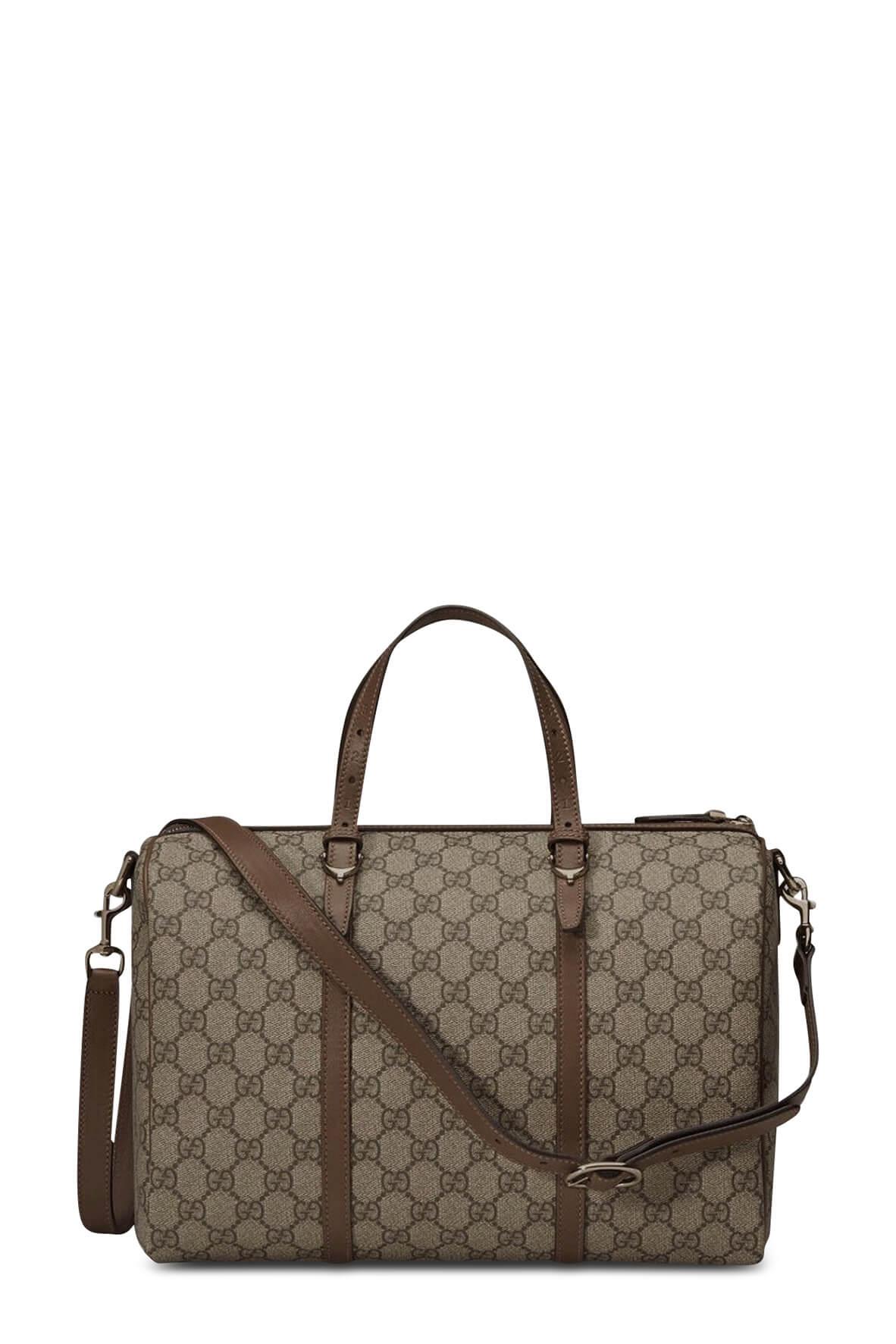 GG Supreme Nice Boston Bag Brown