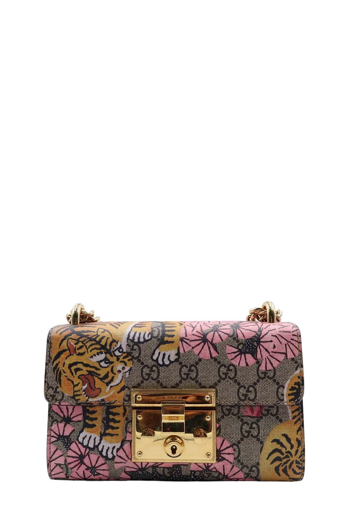 GG Supreme Small Padlock Bag Bengal Print