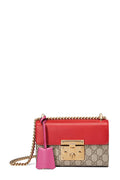 GG Supreme Small Padlock Bag Hibiscus Pink