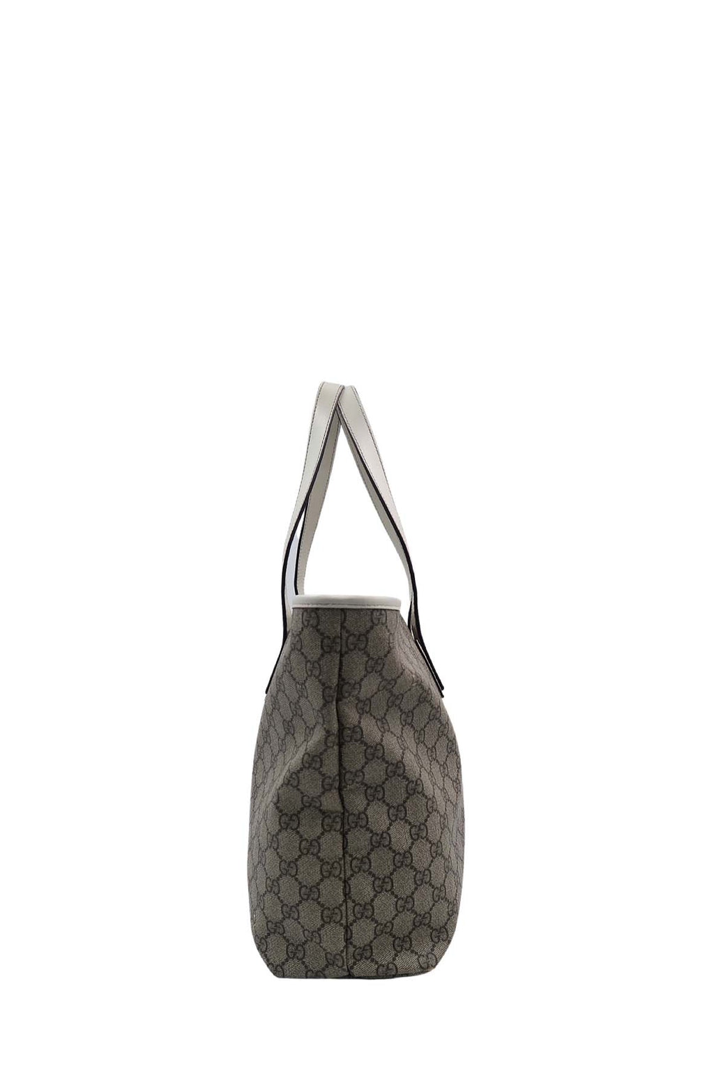 GG Supreme Tote Brown, White