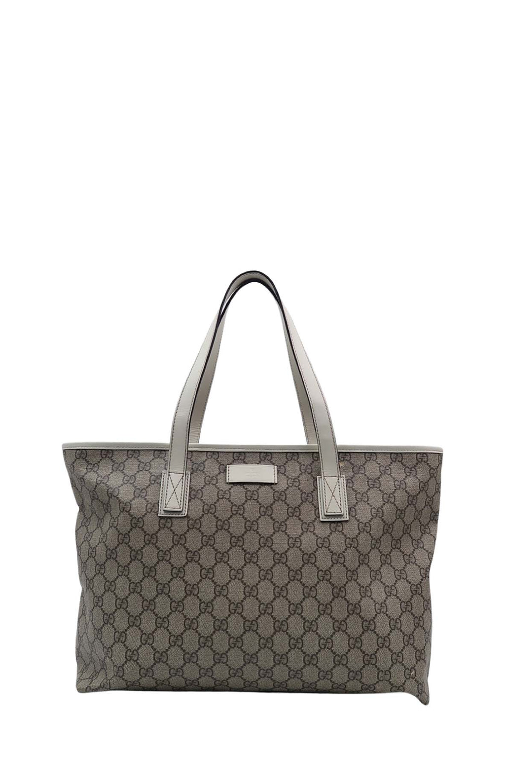 GG Supreme Tote Brown, White