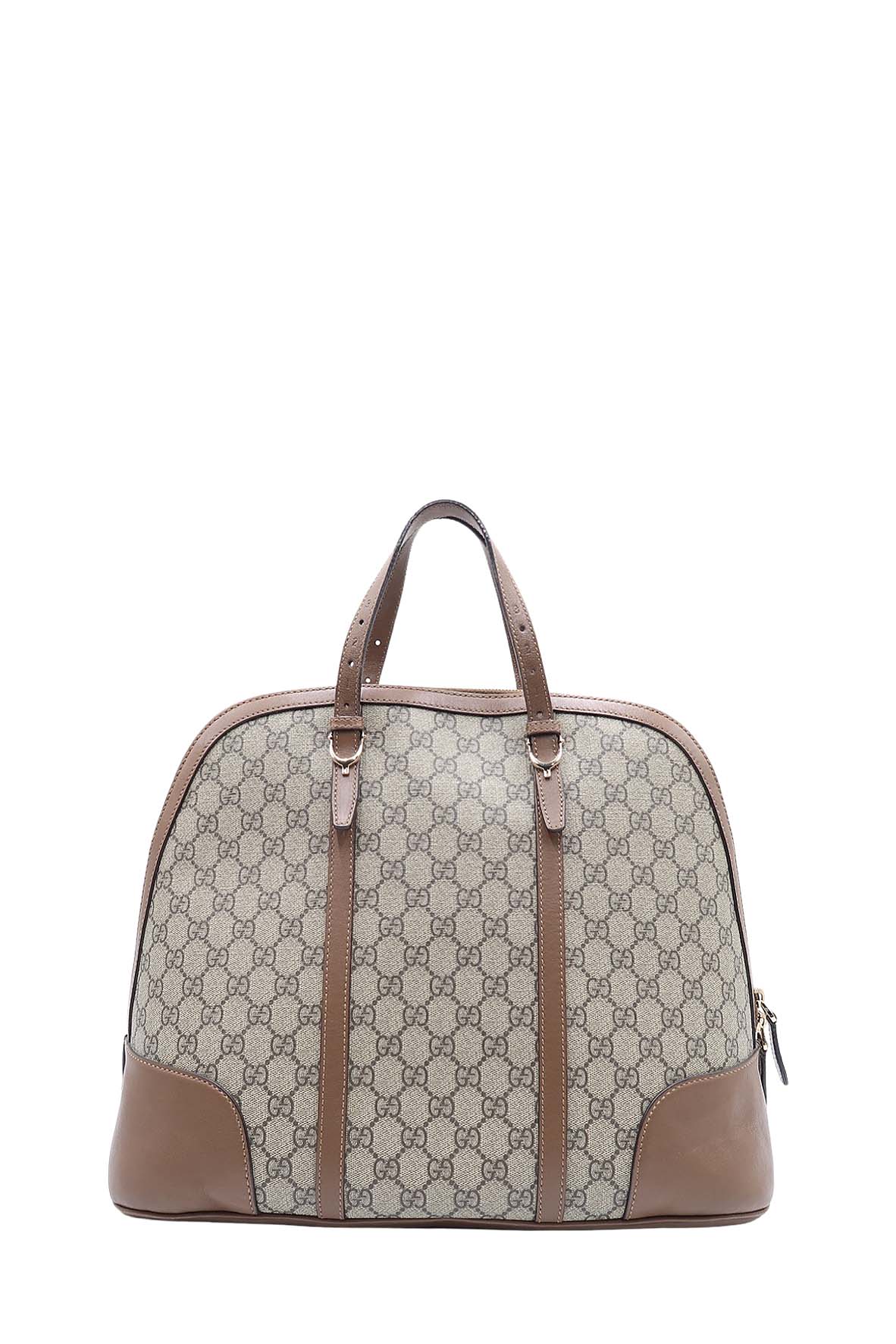 GG Surpreme Dome Top Handle Bag Maple Brown