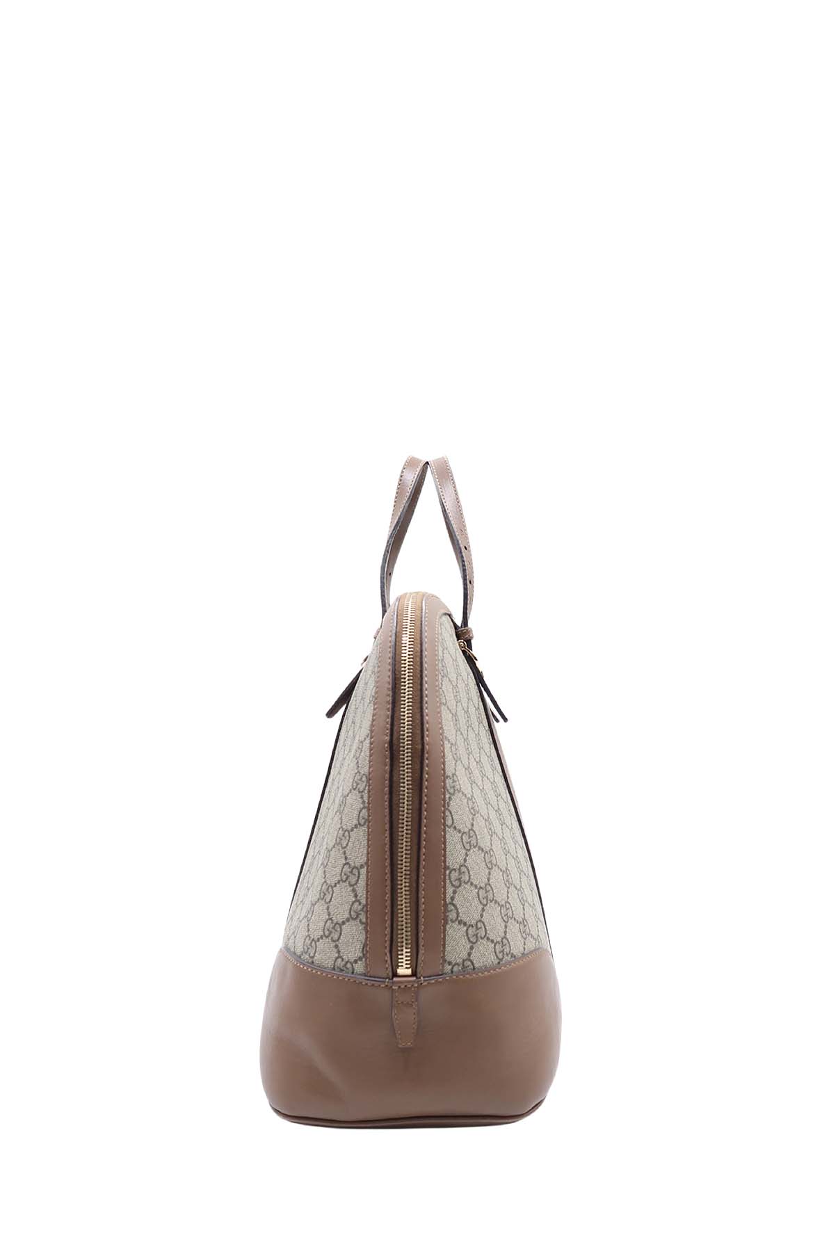 GG Surpreme Dome Top Handle Bag Maple Brown