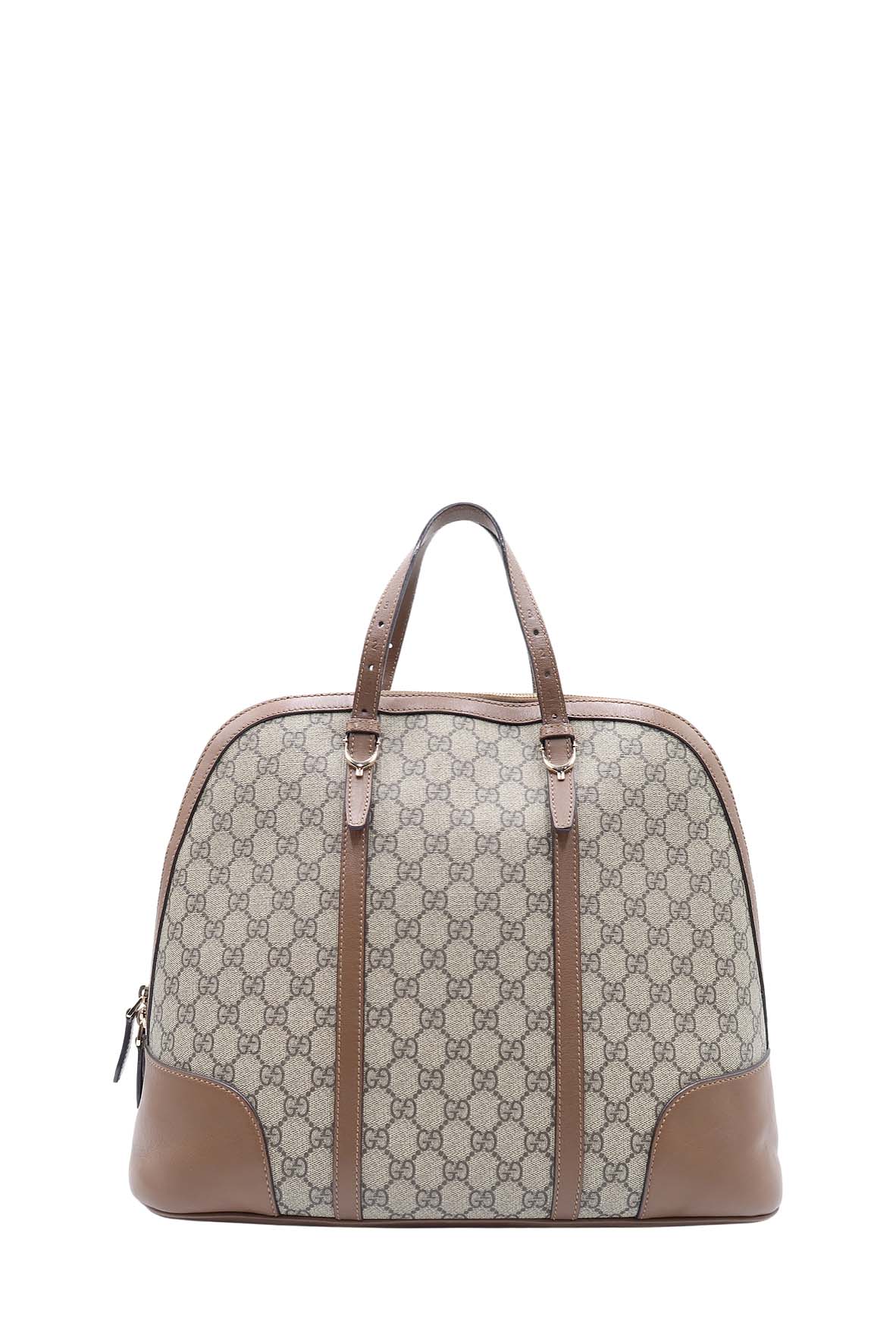 GG Surpreme Dome Top Handle Bag Maple Brown