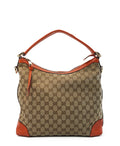 GG Canvas Creole Hobo Orange, Multicolor