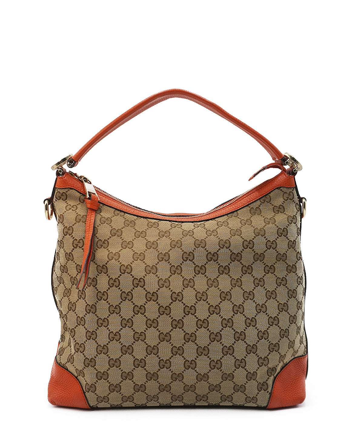 GG Canvas Creole Hobo Orange, Multicolor