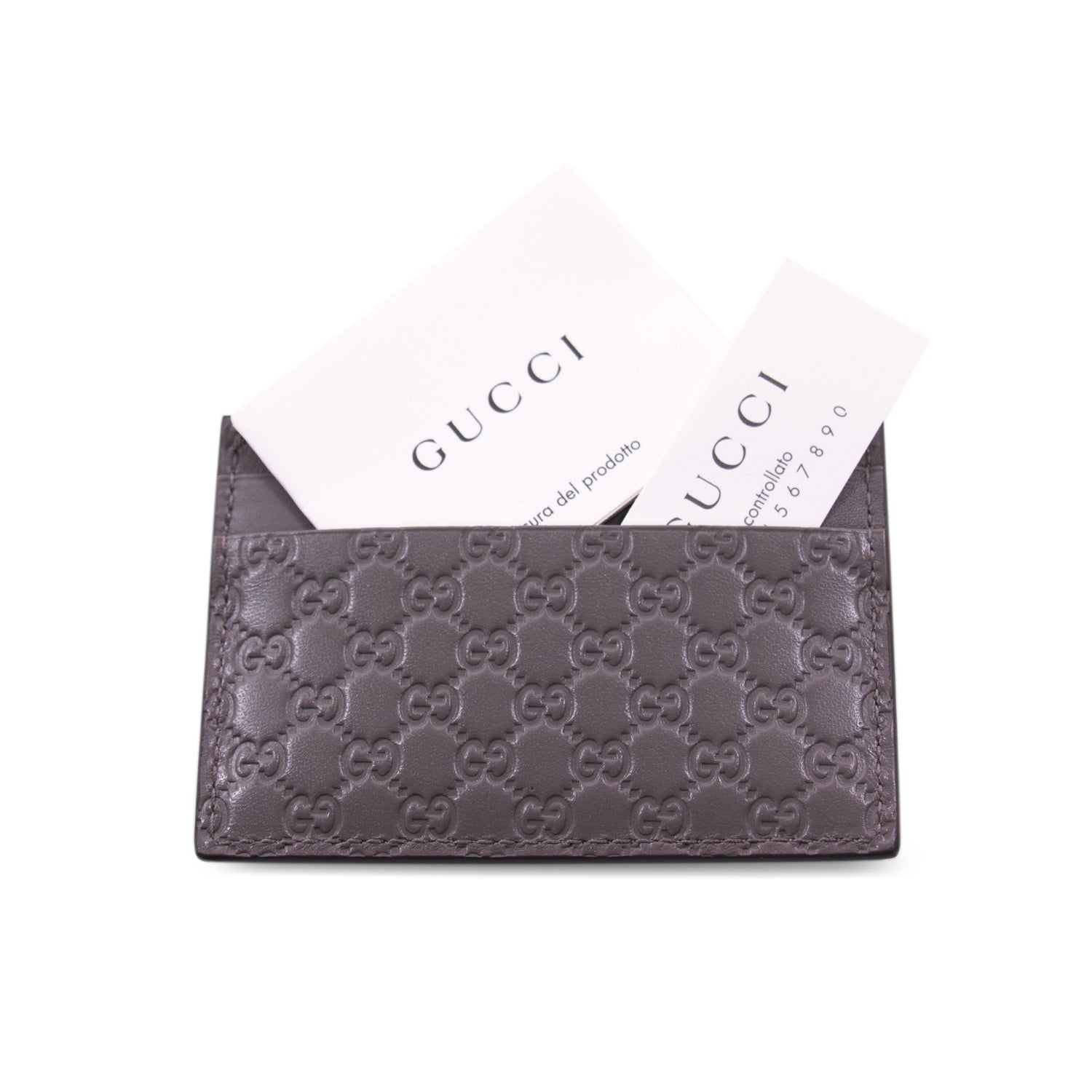 Gucci Guccissima Signature Card Holder