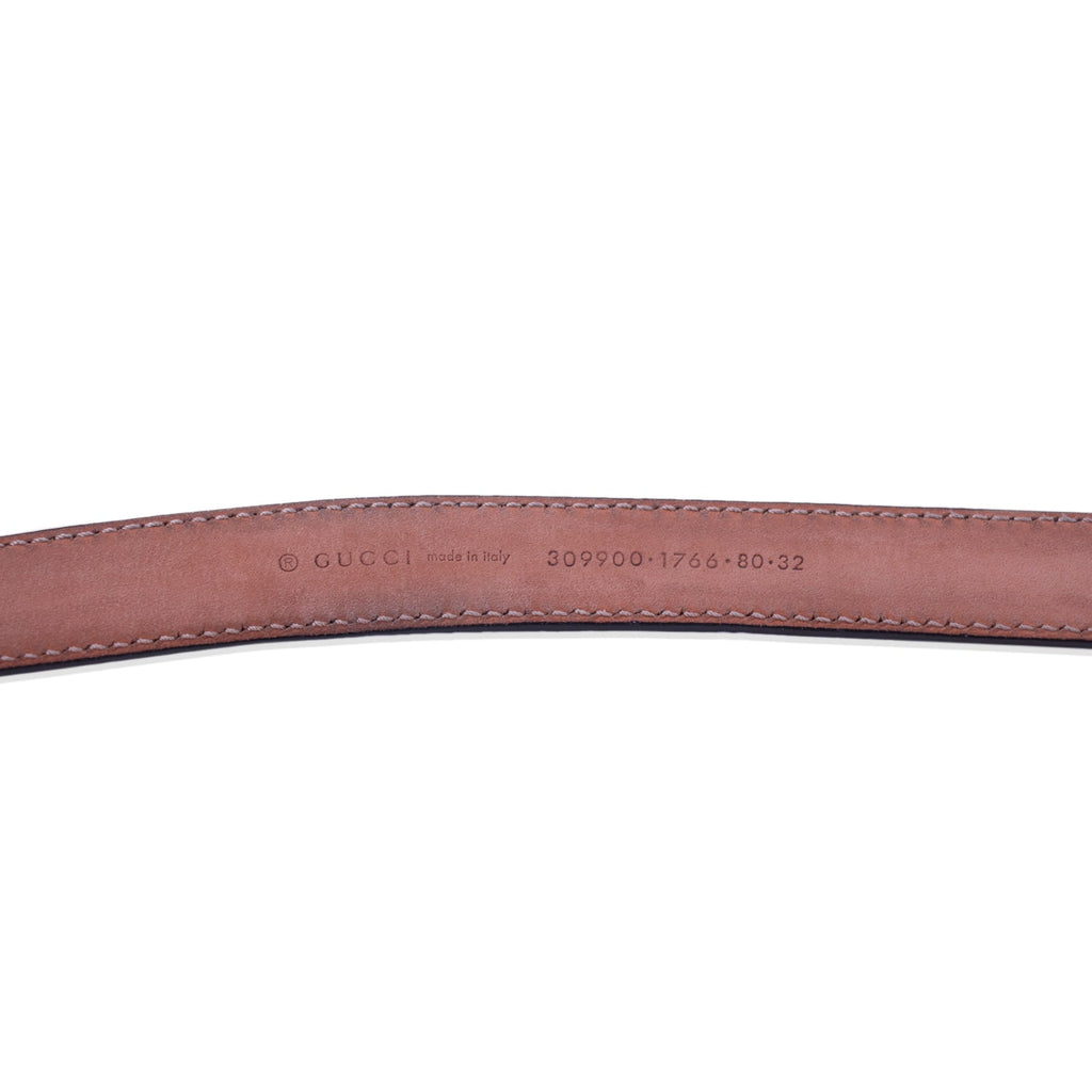 Gucci Guccissima Leather Waist Belt