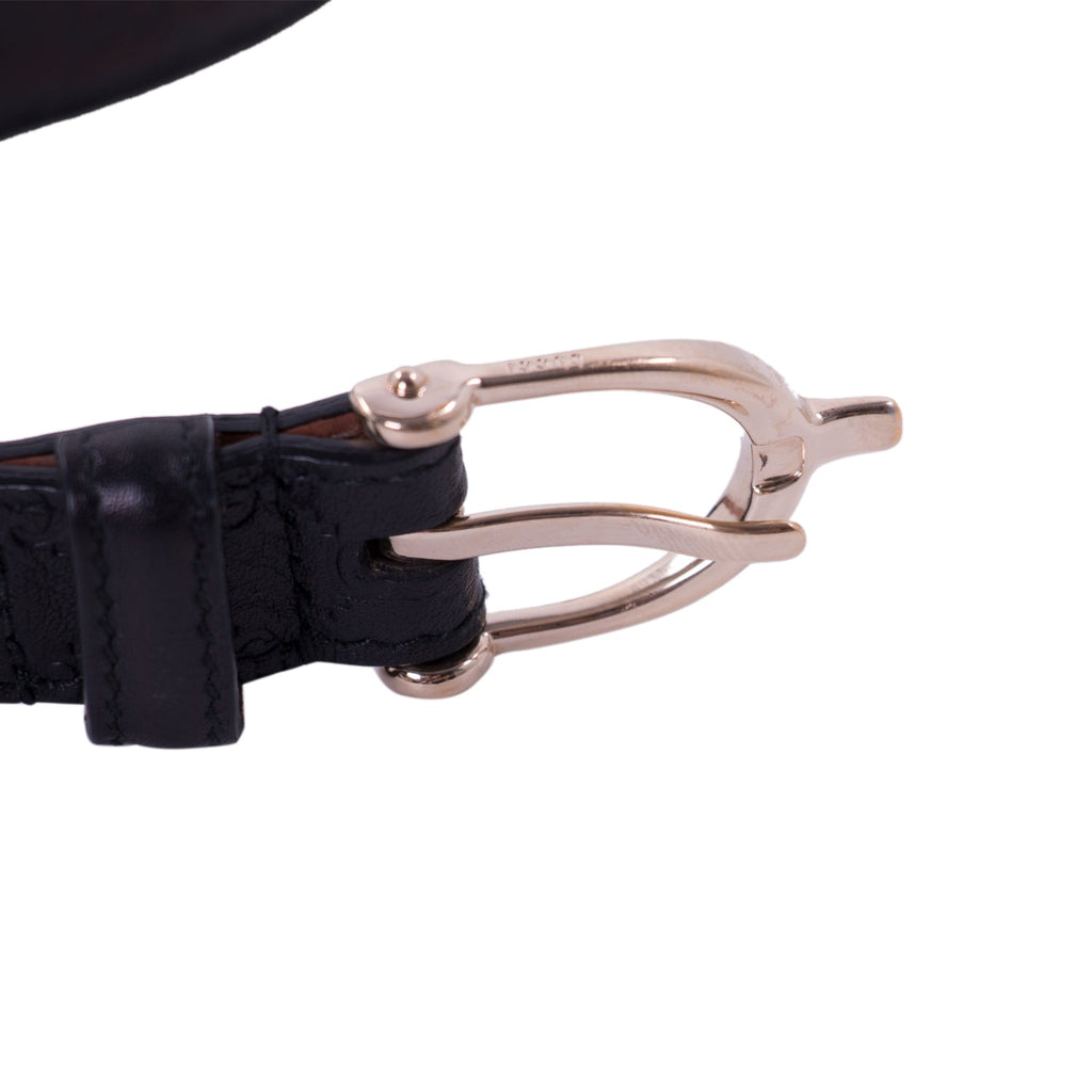 Gucci Guccissima Leather Waist Belt