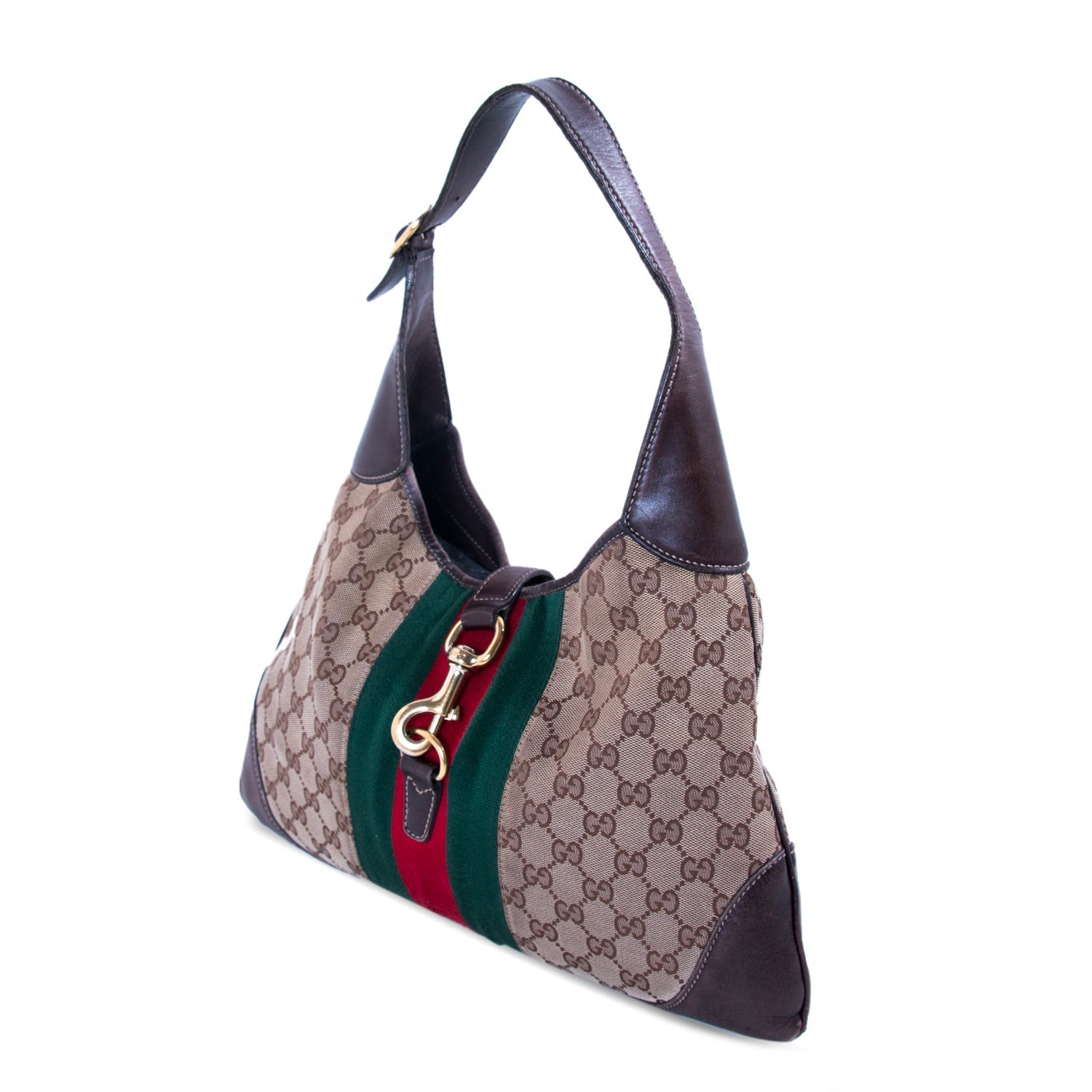 Gucci Jackie Web Stripe Shoulder Bag