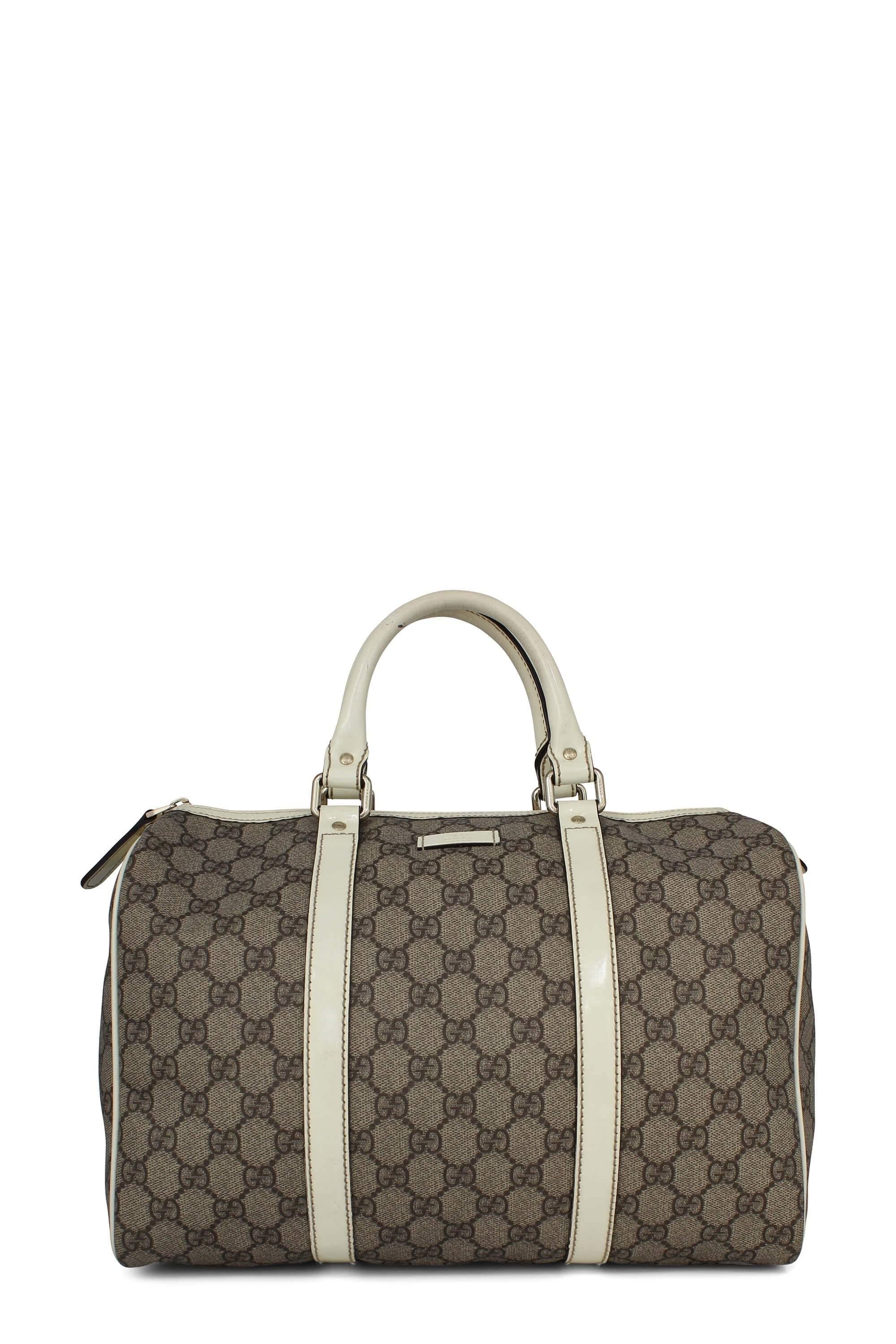 Joy GG Supreme Boston Bag White