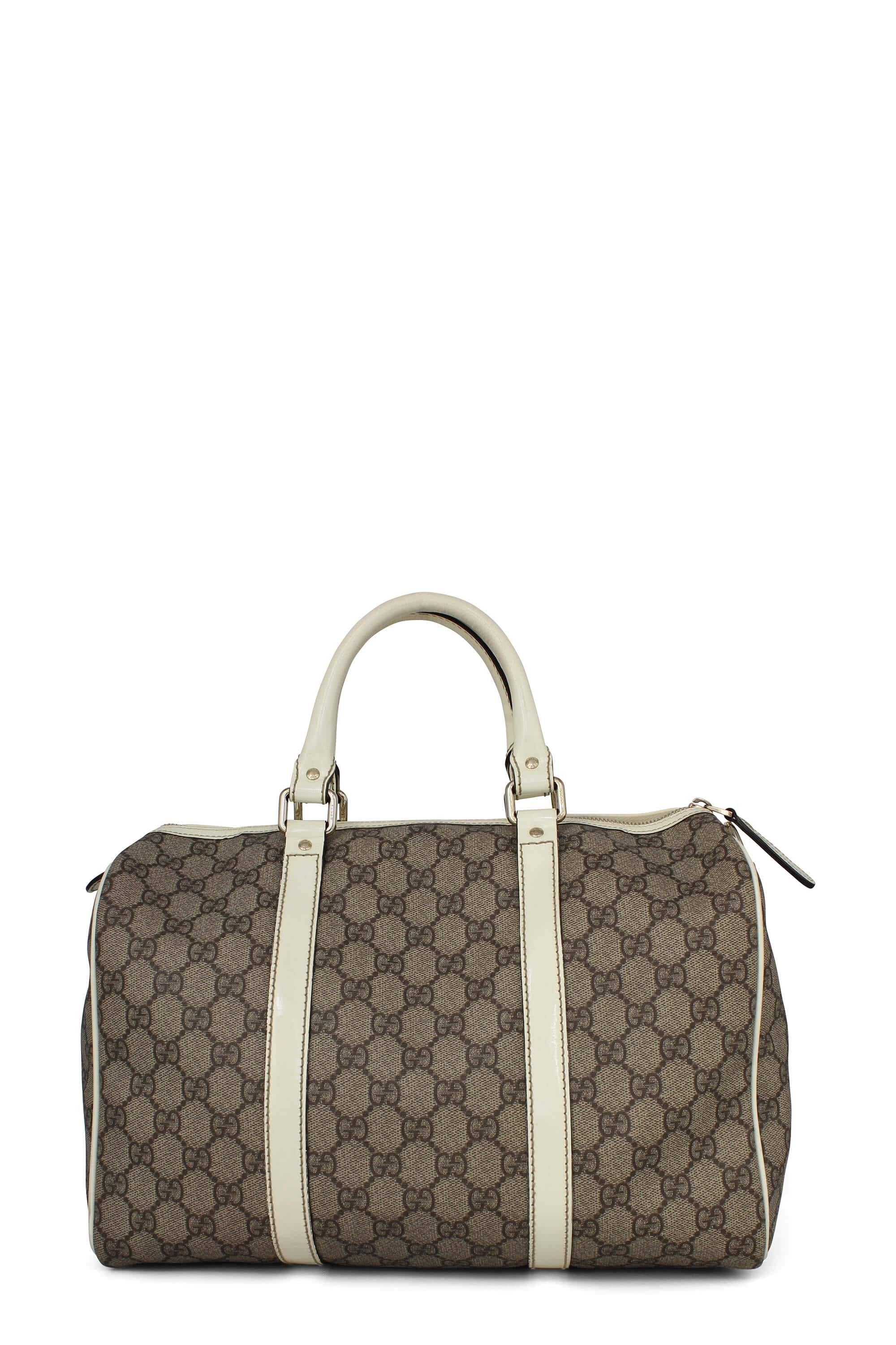 Joy GG Supreme Boston Bag White